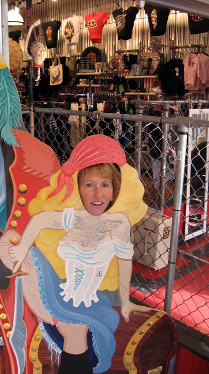 Unique gift shops and photo ops